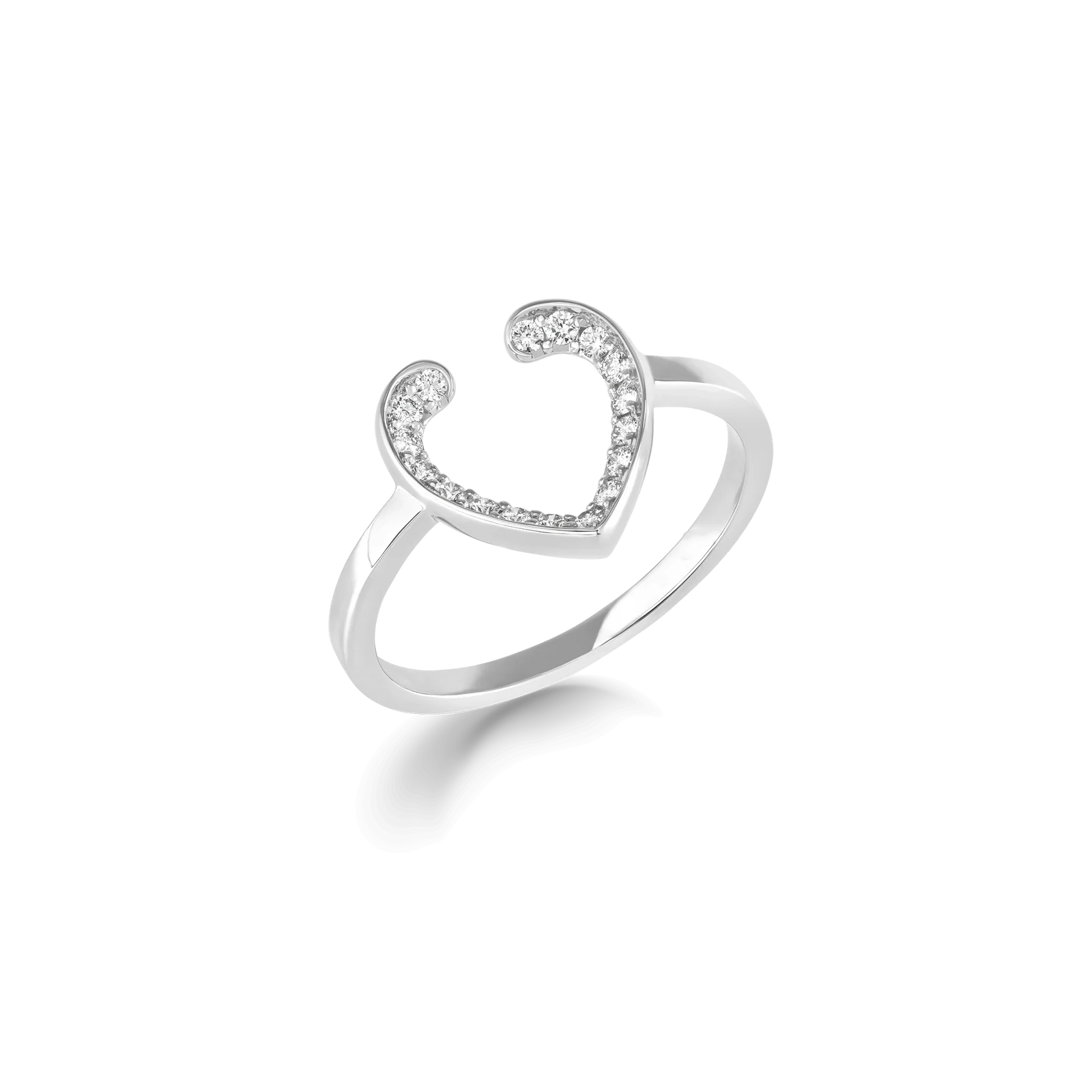 טבעת אלוריה זהב לבן